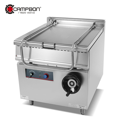 Electric tilting brasing pan