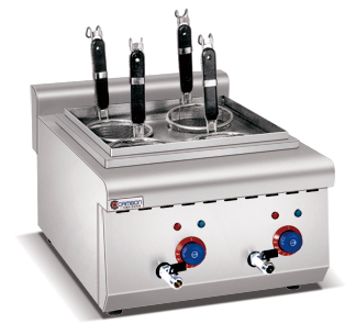 Counter top electric 4 pasta cooker