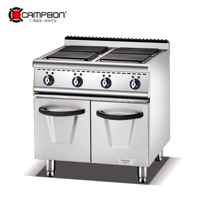 Electric 4 Hot Plate Cooker with cabinet( Square)