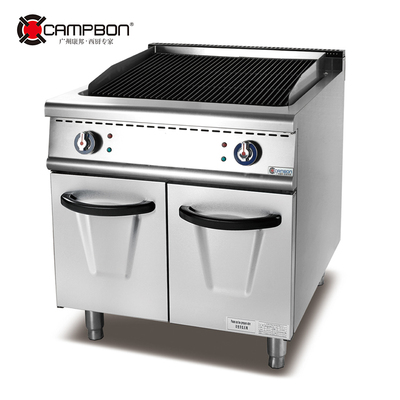 Electric grill with cabinet