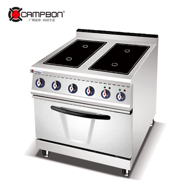 Electric 4 ceramic hob with electric oven