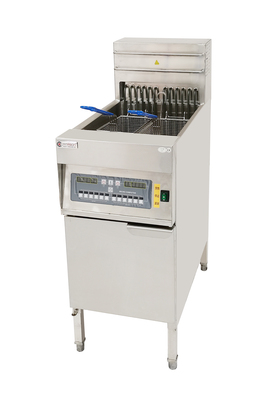 18KW Computerized 1/2 Tank 2 Basket Electric Fryer