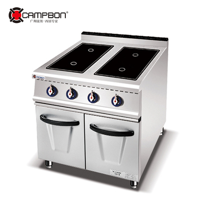 Electric 4 ceramic hob with cabint