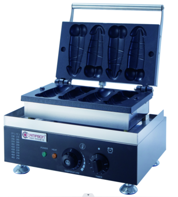 4 Pcs Penis Shaped Waffle Maker